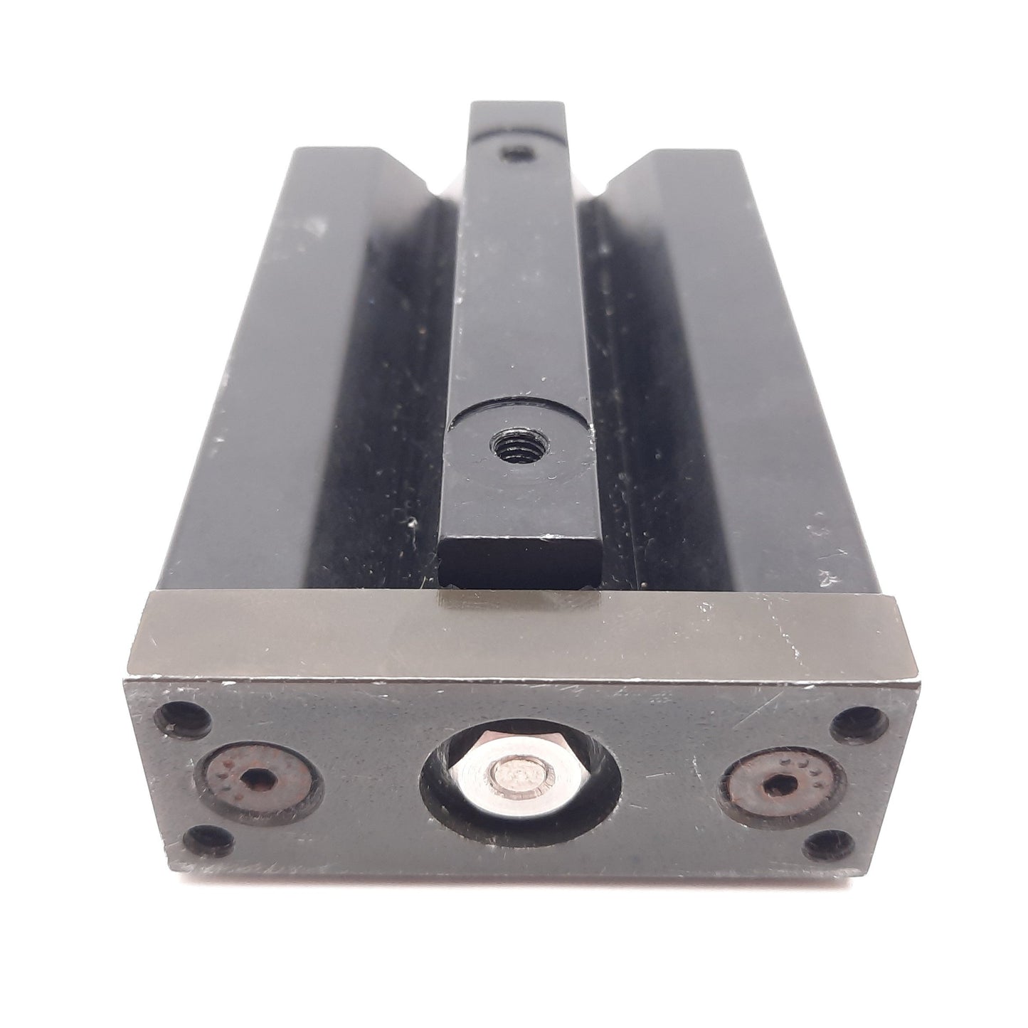 Used Tolomatic PB208 SK15 Guided Cylinder, Bore: 0.5", Stroke: 1.5", Ports: 10-32