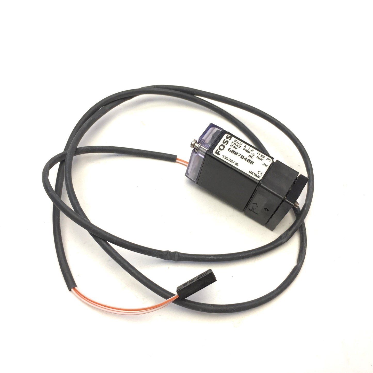 New – Open box Burkert 0127 A 1,2 FFKM PS 2-Way Rocker Solenoid Magnet Valve, 0-5 Bar, 24VDC 3W