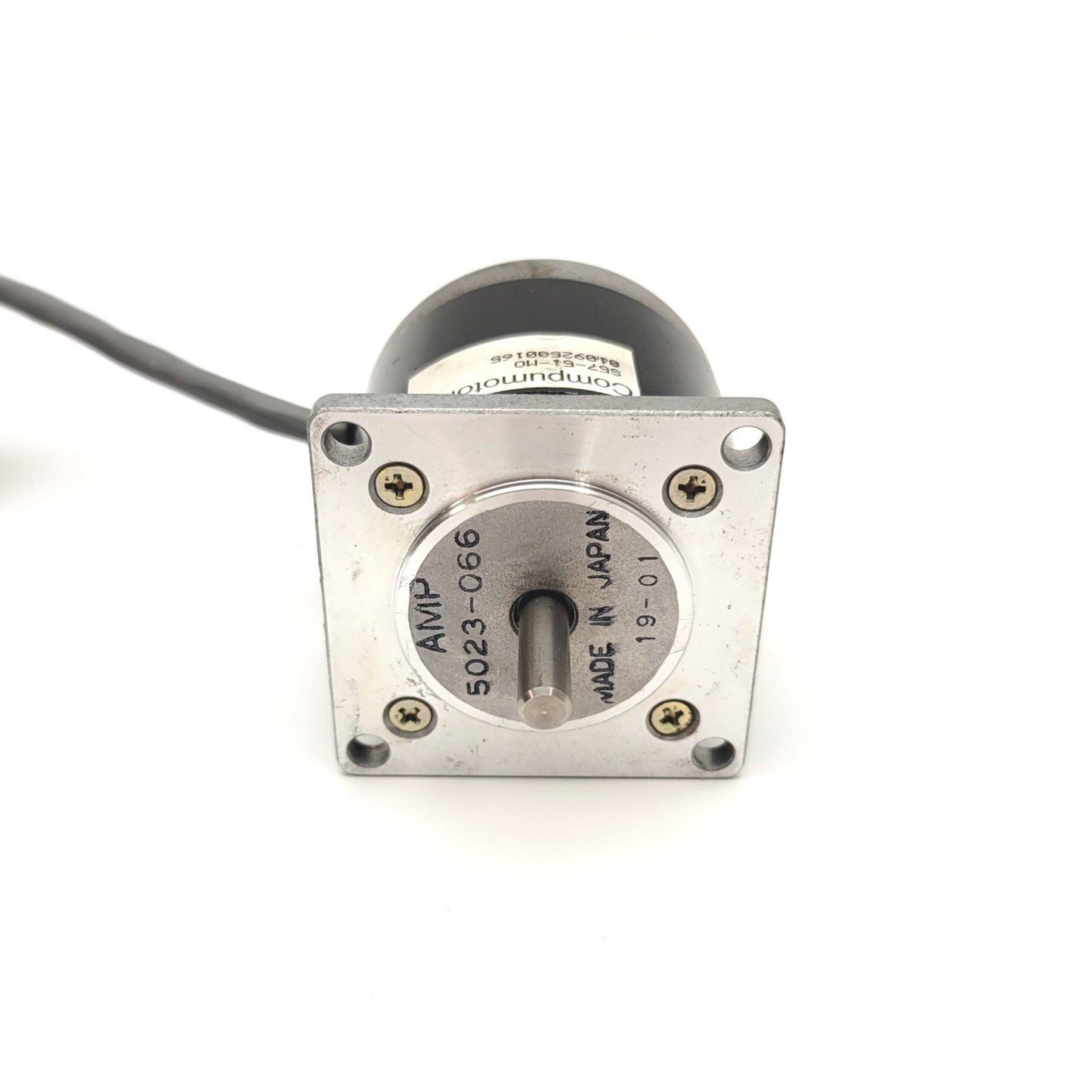 Used Parker S57-51-MO Compumotor Stepper Motor 90-130VAC NEMA 23 Shaft Diameter: 1/4"