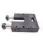 Used Tolomatic HB09 SK01 SB RT2 H-Block Cylinder, Bore 9/16", Stroke 1", Ports 10-32