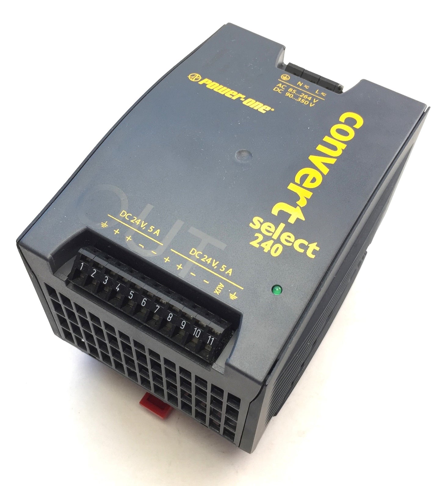 Used Power One LWN2663-6 Supply Converter, 100-240VAC/90-350VDC In, (2x) 24VDC 5A Out