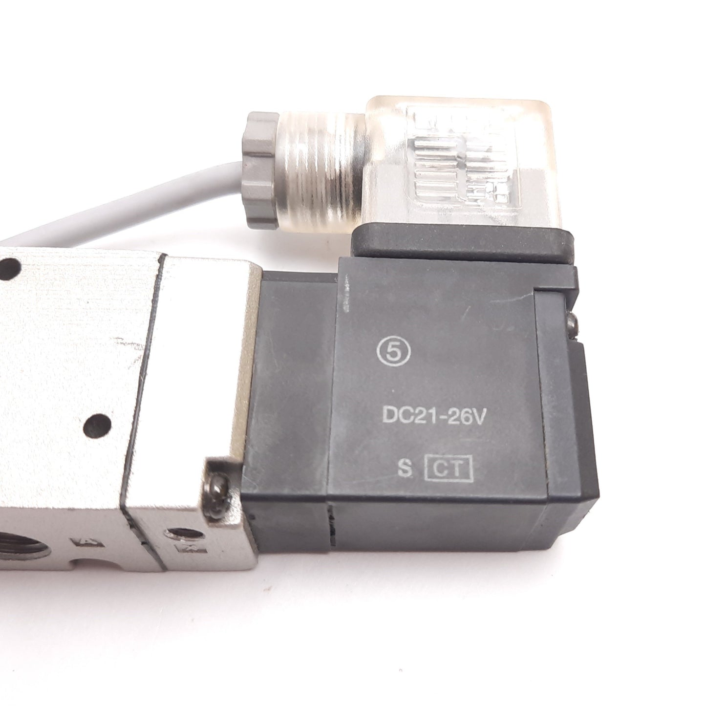 Used SMC EVP342 Solenoid Valve, 2-Position 3-Port, 24VDC, 0.2-0.8MPa, 1/4" NPT