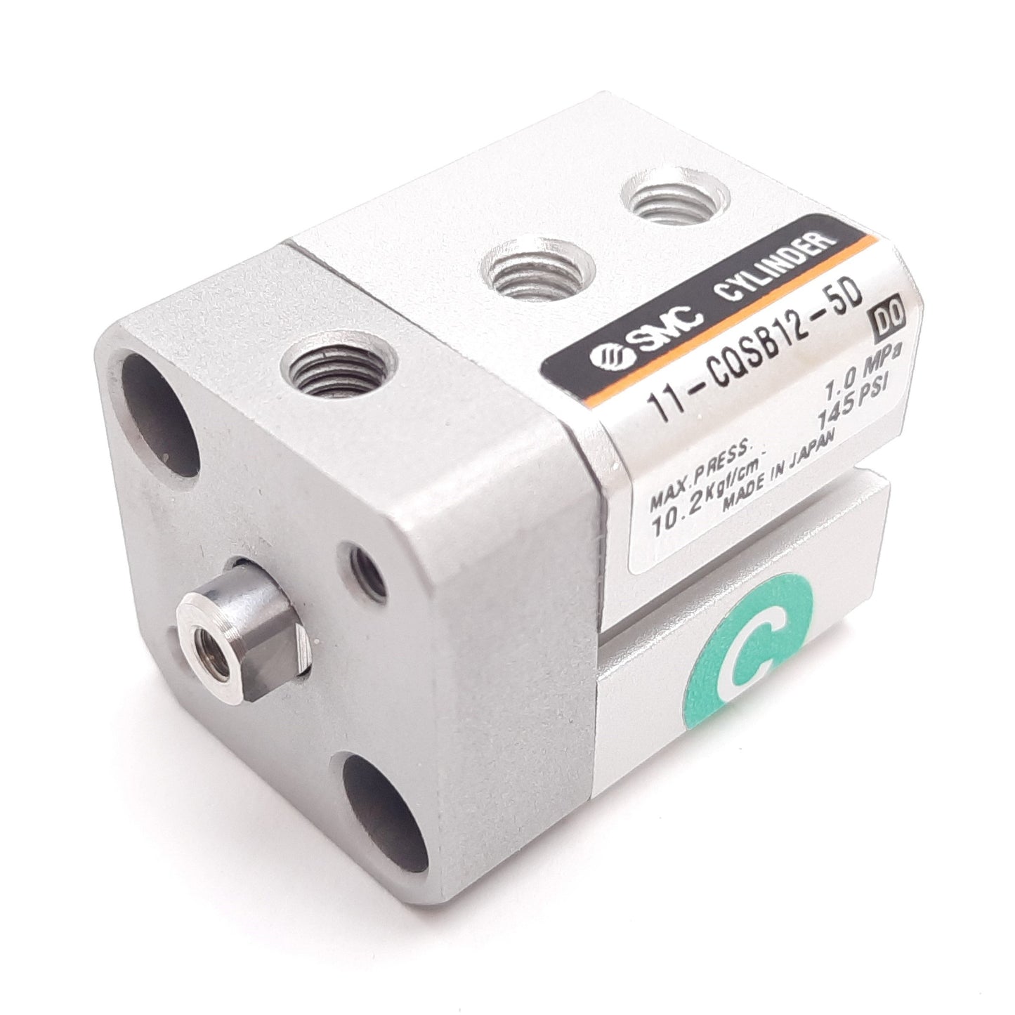 New – Open box SMC 11-CQSB12-5D Compact Cylinder, Bore: 12mm, Stroke: 5mm, M5x0.8, 1.0MPa