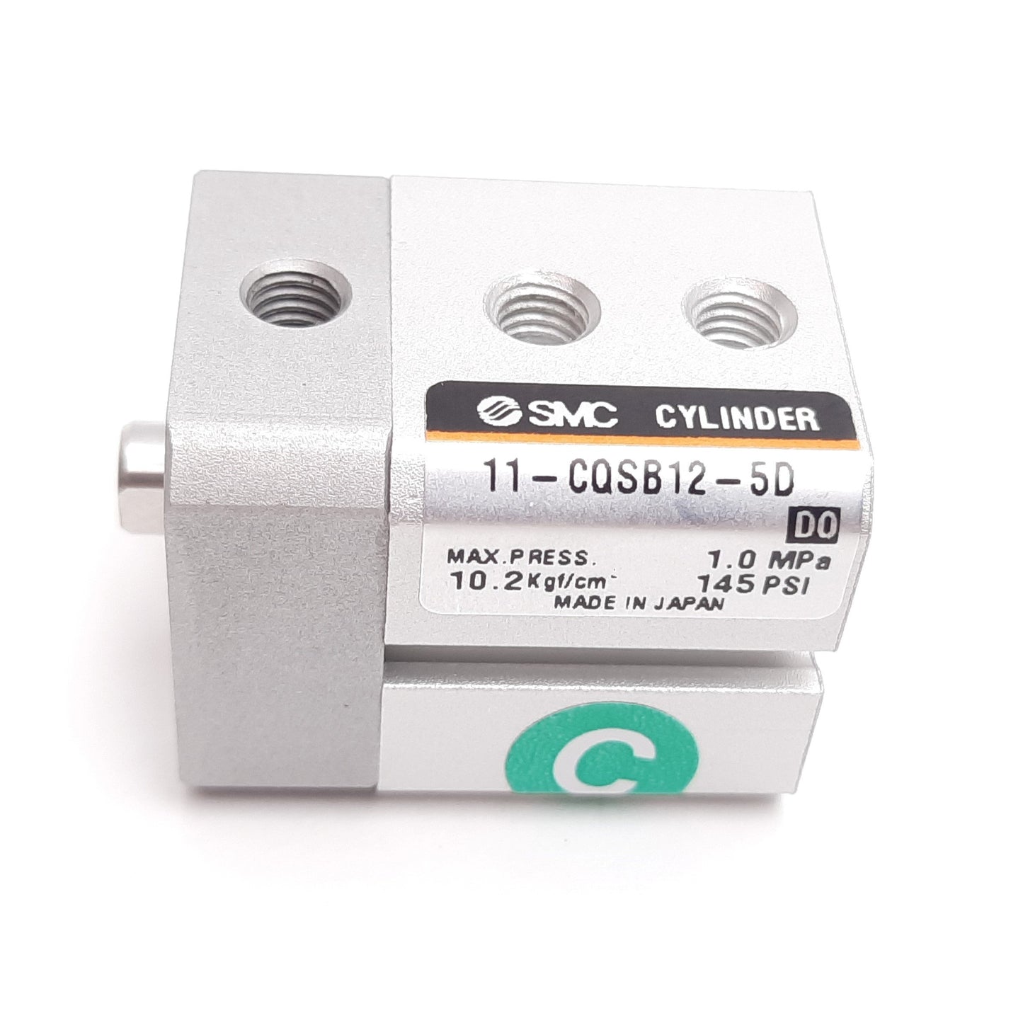 New – Open box SMC 11-CQSB12-5D Compact Cylinder, Bore: 12mm, Stroke: 5mm, M5x0.8, 1.0MPa