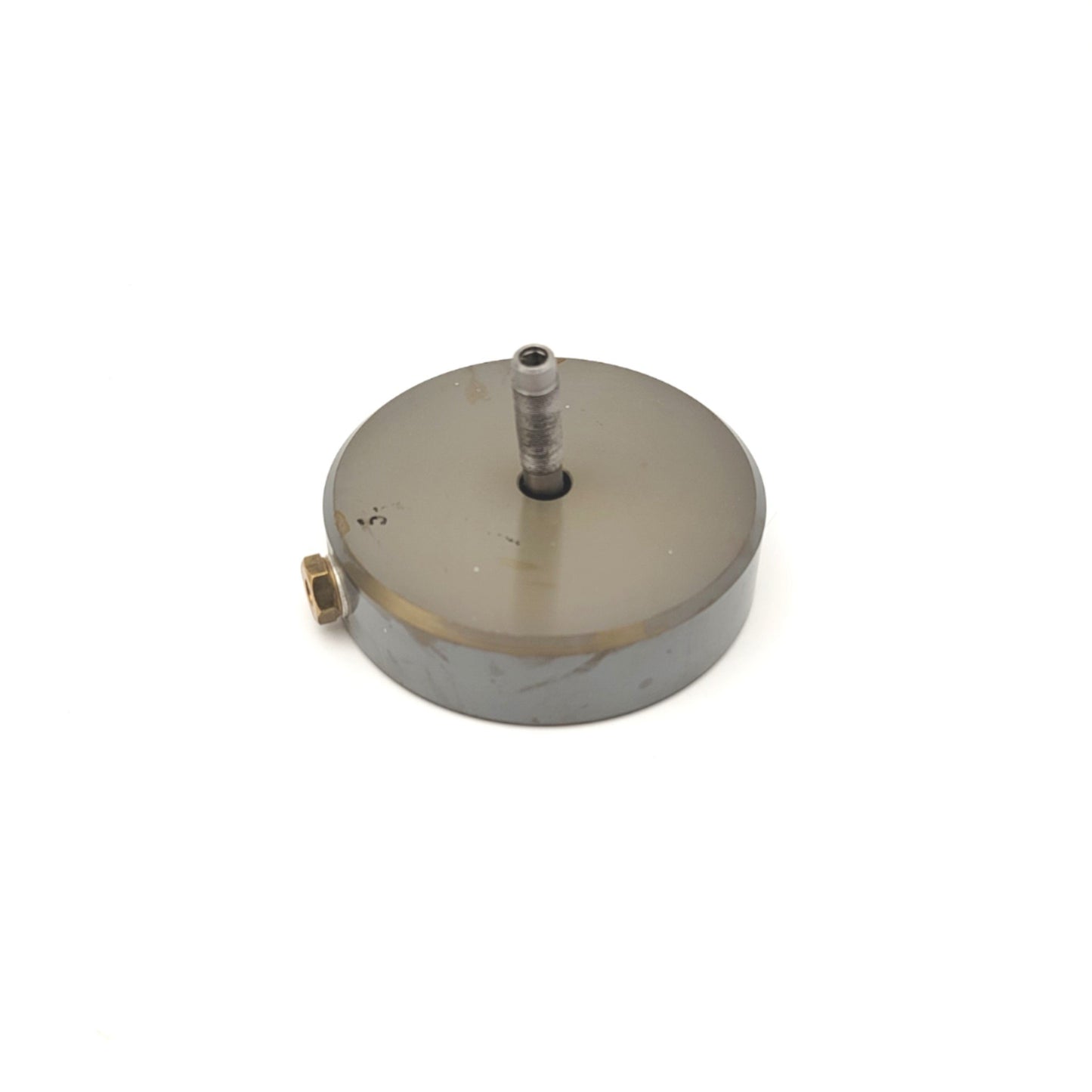 Used Orifice Type Air Bearing 80mm Diameter, Port: M5x8, 100LBS Capacity