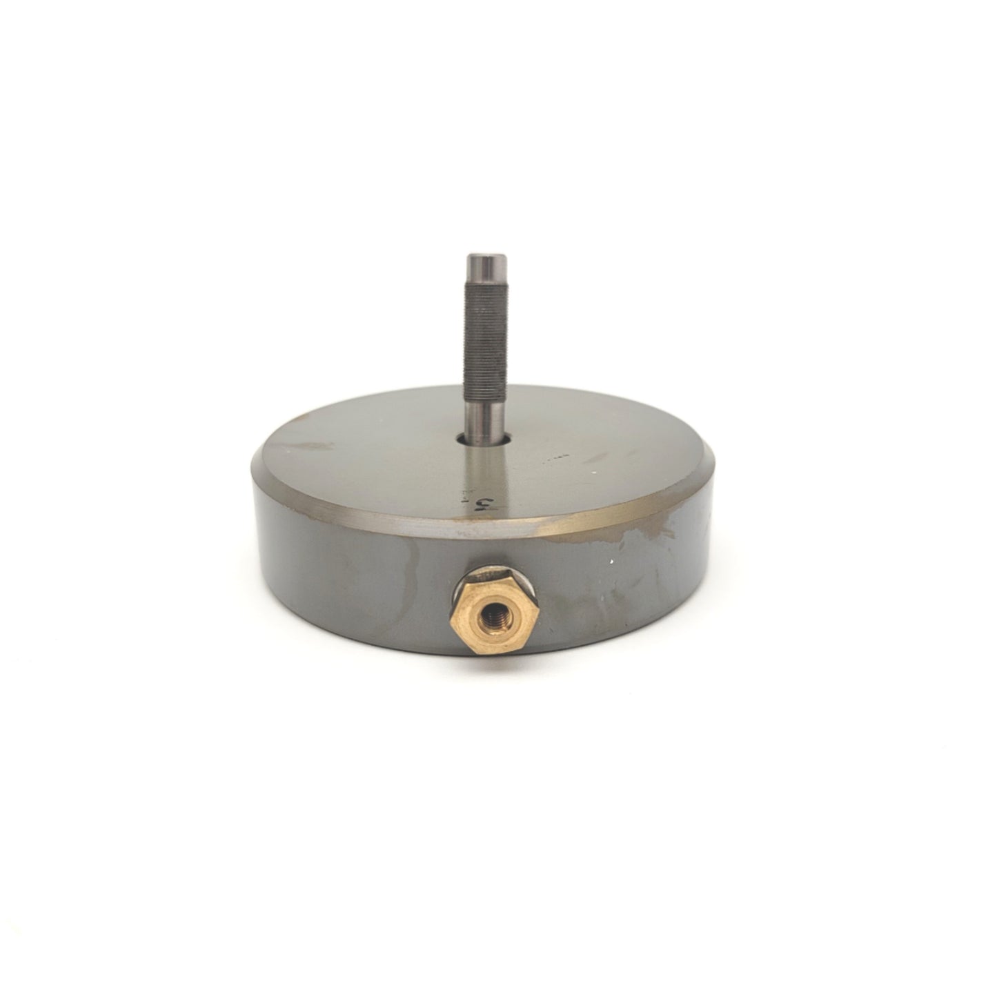 Used Orifice Type Air Bearing 80mm Diameter, Port: M5x8, 100LBS Capacity