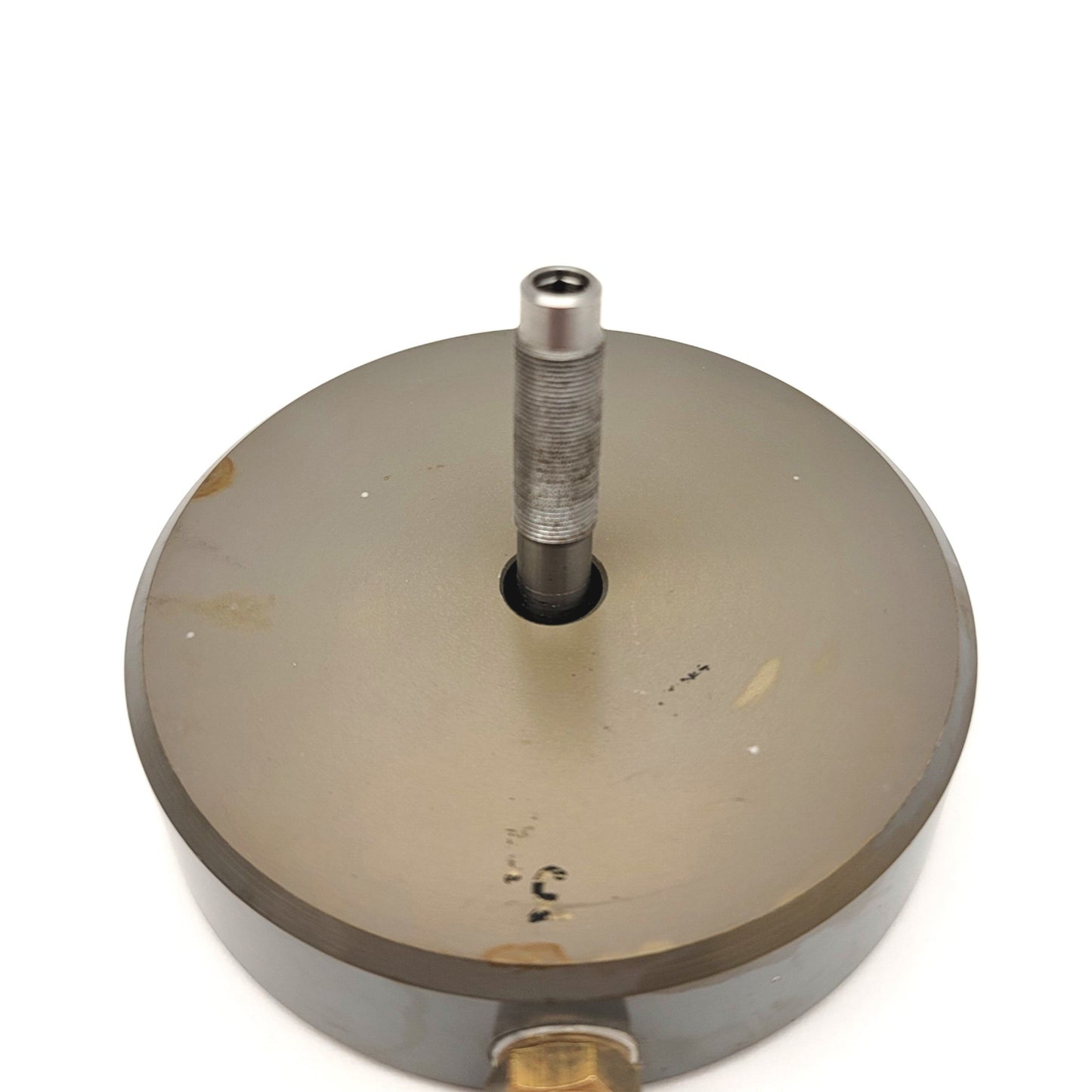 Used Orifice Type Air Bearing 80mm Diameter, Port: M5x8, 100LBS Capacity
