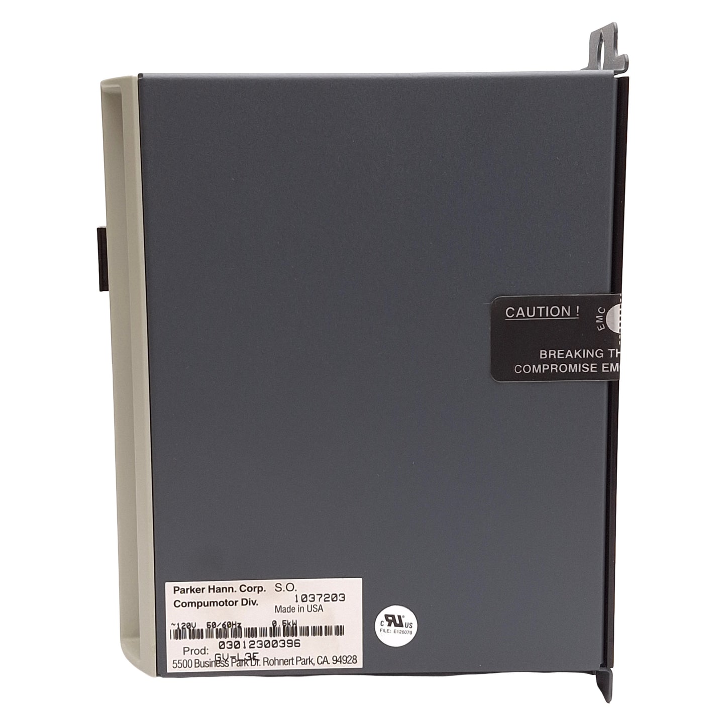 Used Parker GV-L3E Gemini Digital Servo Drive, 1 Axis, 170VDC 0.44kW 3A, 120VAC