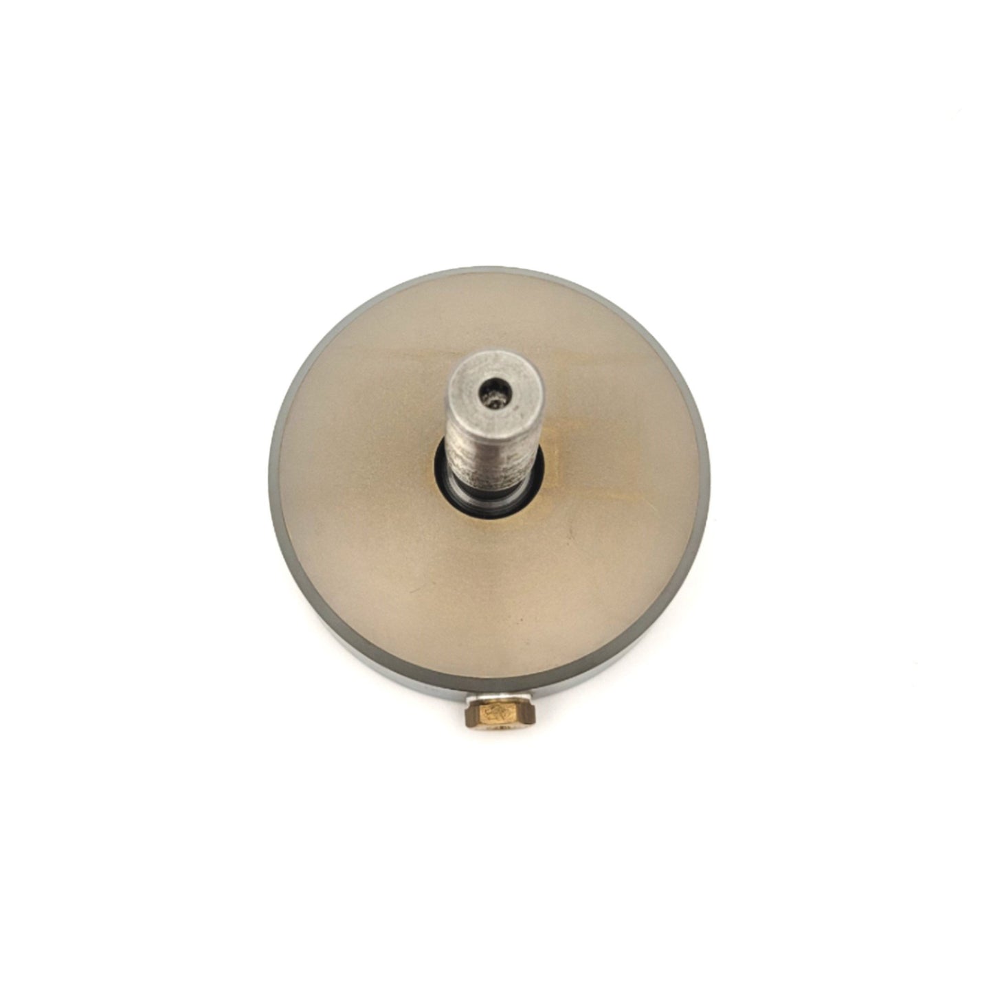 Used Orifice Type Air Bearing 80mm Diameter Port: M5x0.8, Rod: M16x1, 100lbs Capacity