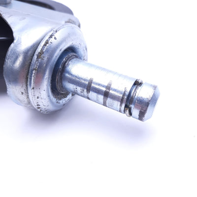 Used 5" Metal Swivel Stem Caster, 1.25" Wheel Thickness, 6" Mount Height