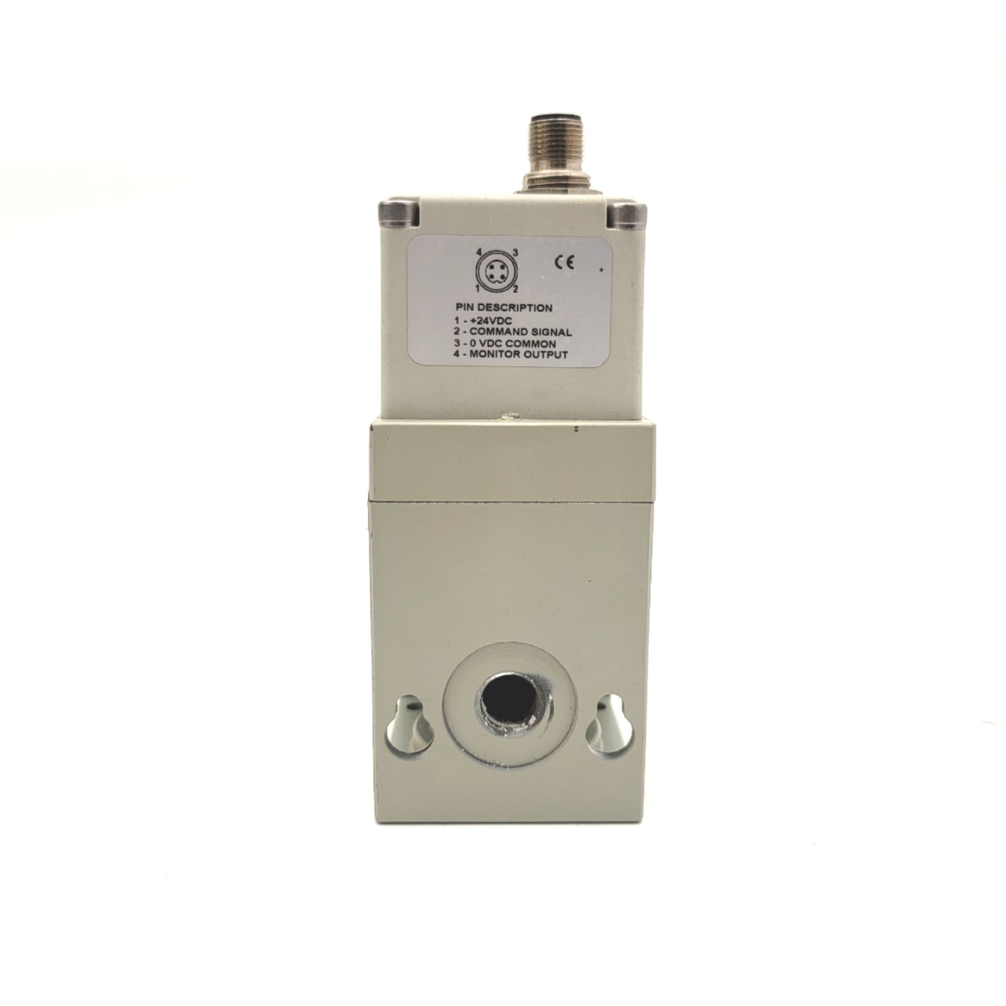 Used Numatics E222-022 Proportional Regulator 0-5VDC Command, 0-100PSI, 1/4"NPTF