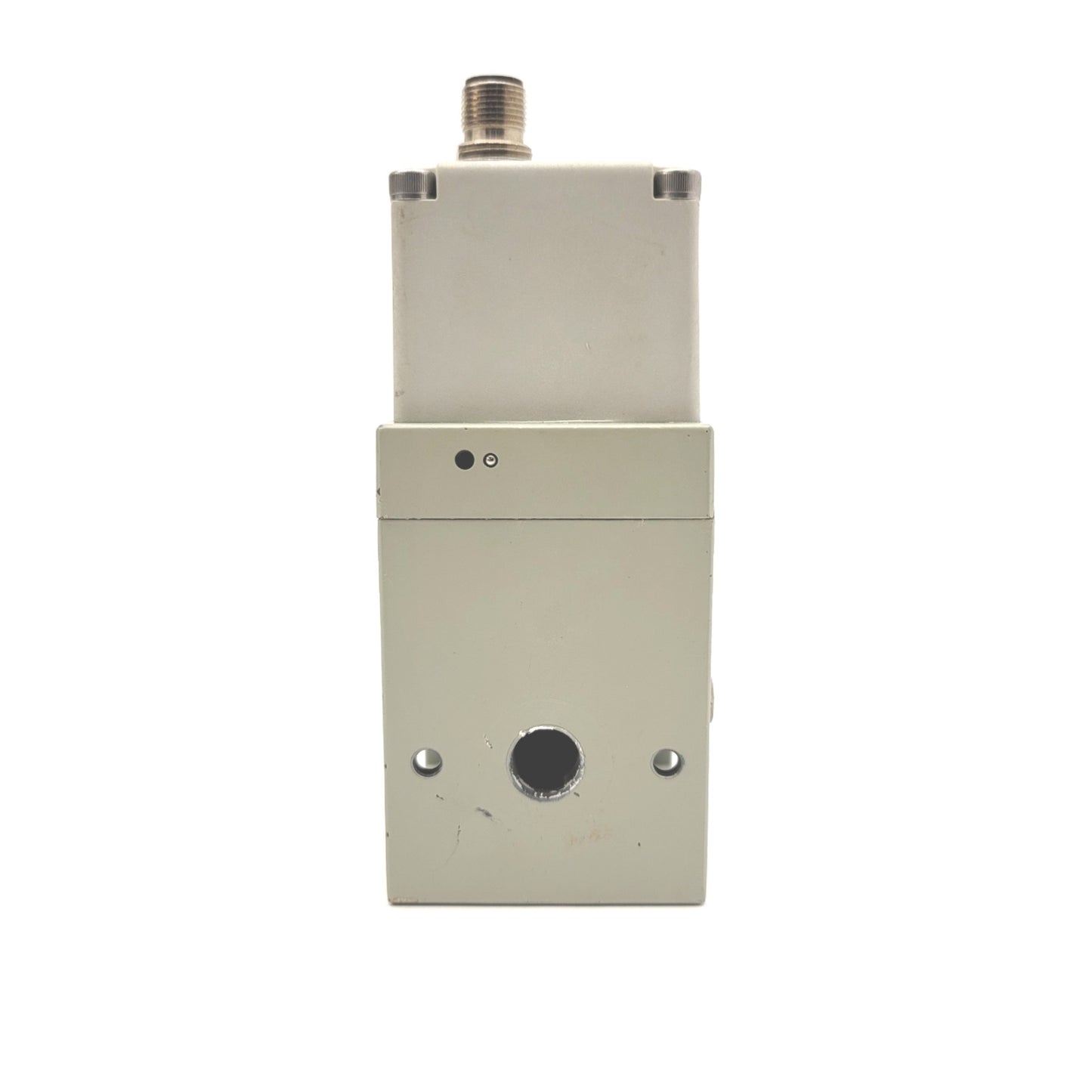 Used Numatics E222-022 Proportional Regulator 0-5VDC Command, 0-100PSI, 1/4"NPTF