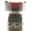 Used Allen Bradley 800T-FXJ6D4 E-Stop Button w/Guard 2x 800T-XD4 Contacts NC 600V 10A