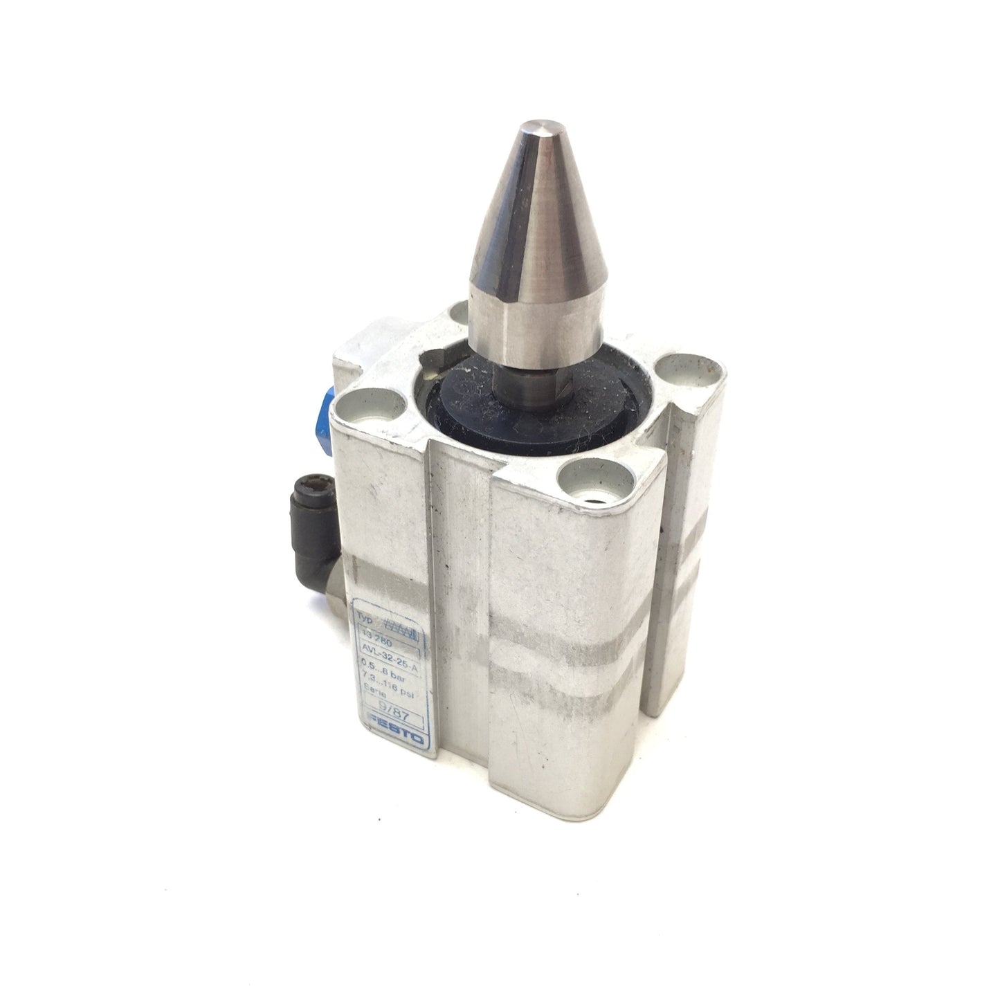 Used Festo AVL-32-25-A Single Acting Pneumatic Air Cylinder, Bore 32mm, Stroke 25mm