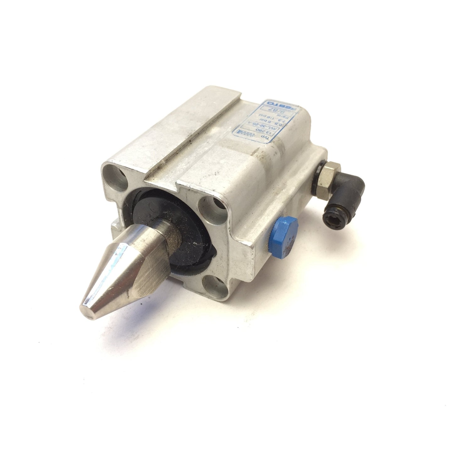 Used Festo AVL-32-25-A Single Acting Pneumatic Air Cylinder, Bore 32mm, Stroke 25mm