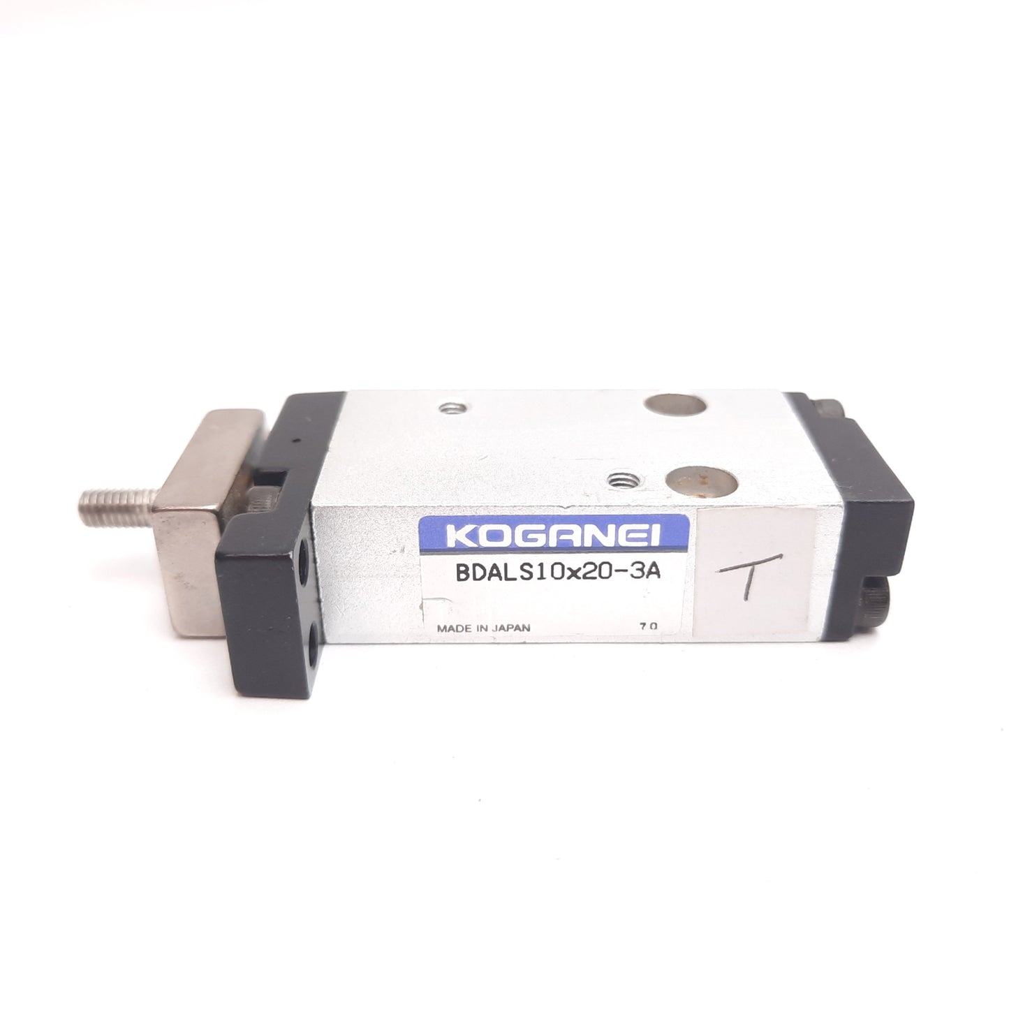 Used Koganei BDALS10x20-3A Guided Cylinder, Bore: 10mm, Stroke: 20mm, M5x0.8
