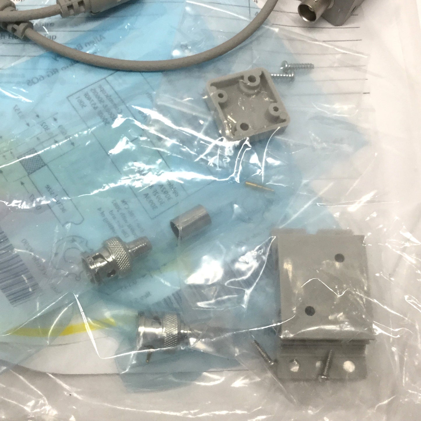 New Allen Bradley 1786-TPS /C ControlNet Coaxial T-Tap BNC Straight Cable, 1m