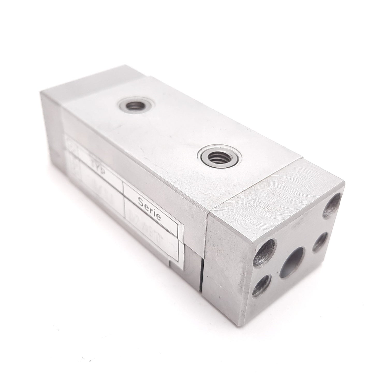 Used Toss 10/10 Linear Guide Cylinder, Bore: 10mm, Stroke: 10mm, M5x0.8, 2-6 bar