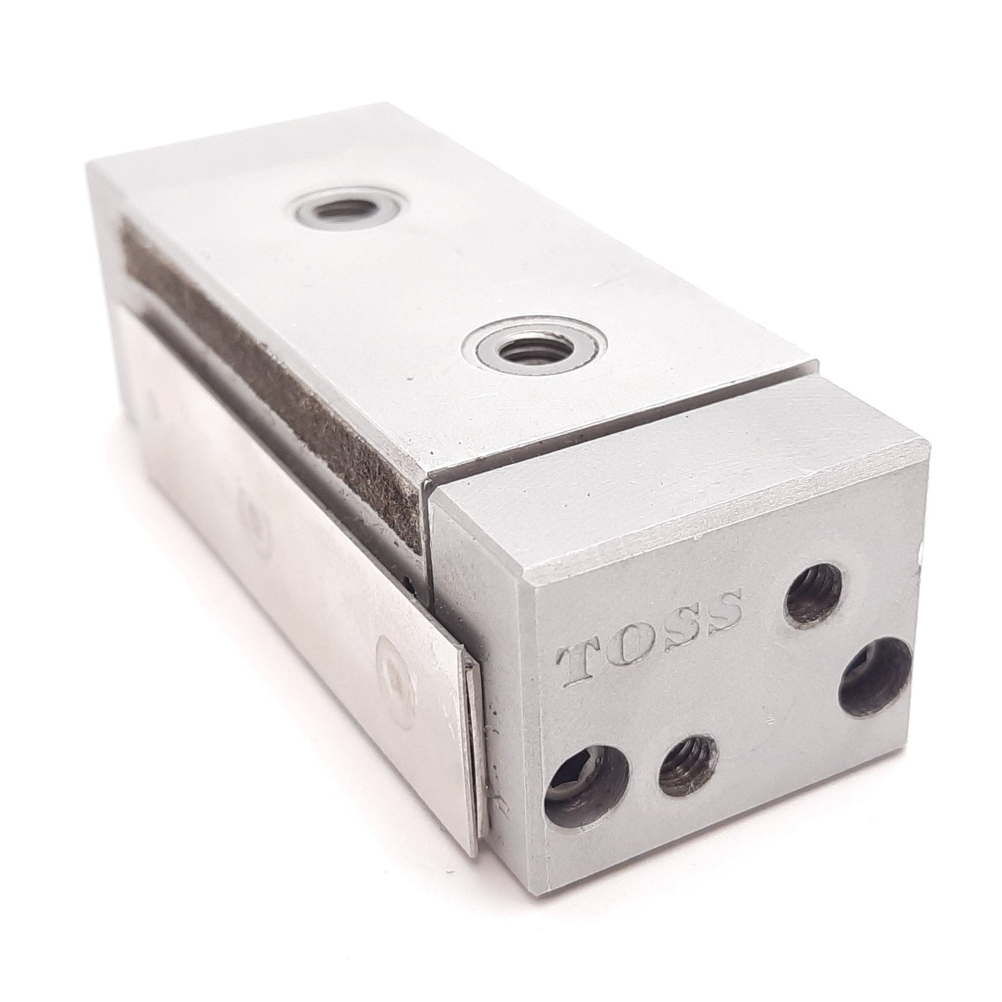 Used Toss 10/10 Linear Guide Cylinder, Bore: 10mm, Stroke: 10mm, M5x0.8, 2-6 bar