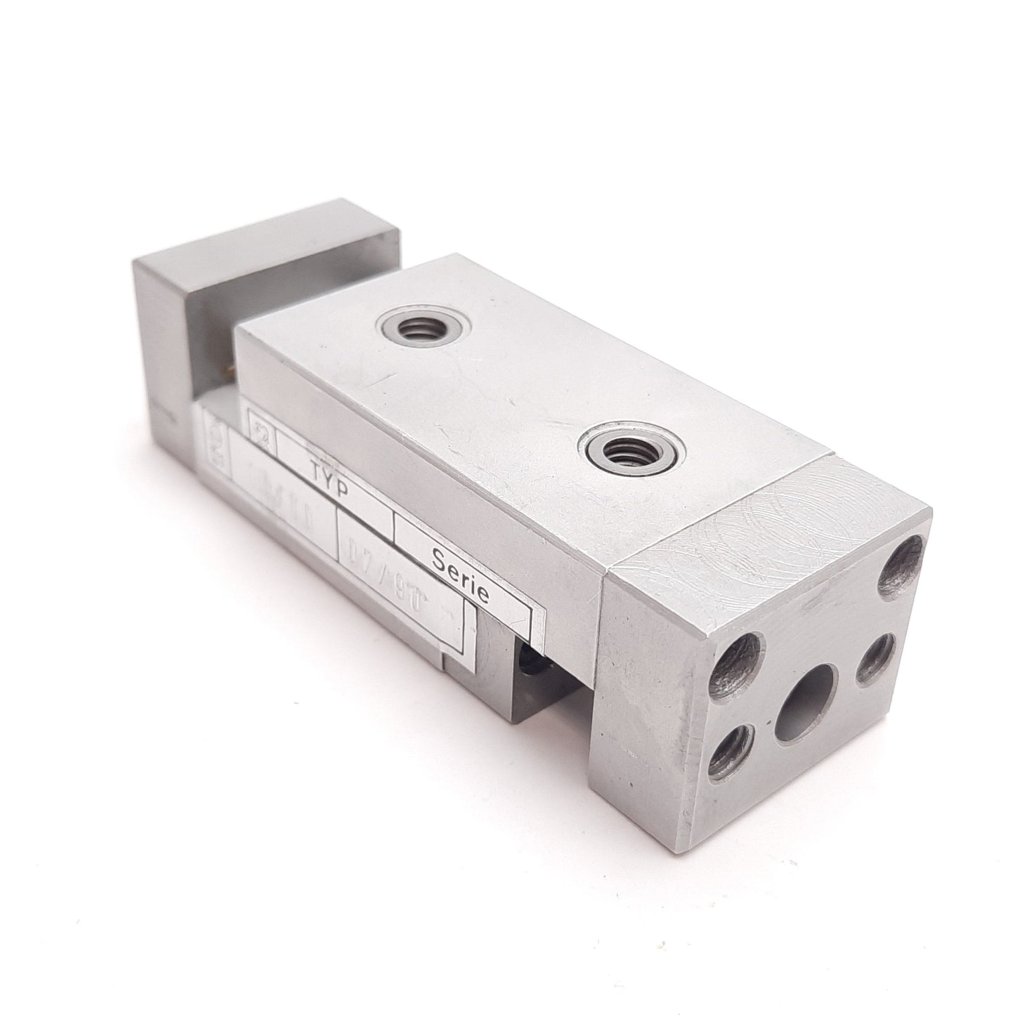 Used Toss 10/10 Linear Guide Cylinder, Bore: 10mm, Stroke: 10mm, M5x0.8, 2-6 bar