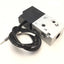 Used Humphrey 410 Pneumatic Solenoid Valve, 4-Port, 2-Position, 12VDC, 4.5W, 1/8" NPT