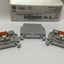 New – Open box Lot of 50 Allen Bradley 1492-WKD3TP Knife Disconnect Isolating Terminal Blocks