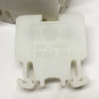 New – Open box Lot of 45 Allen Bradley 1492-CA1 Terminal Blocks Single-Circuit 55A 600V White