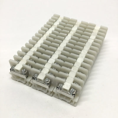 New – Open box Lot of 45 Allen Bradley 1492-CA1 Terminal Blocks Single-Circuit 55A 600V White