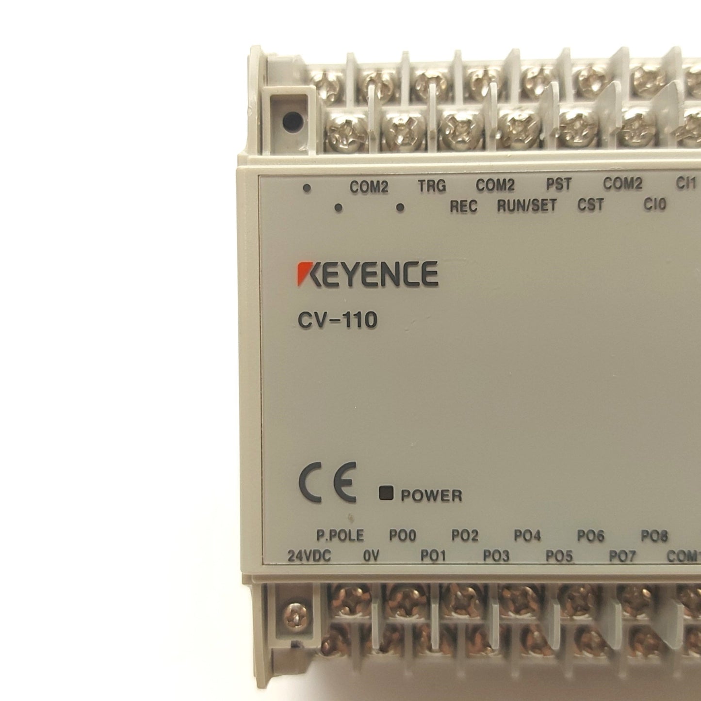 Used Keyence CV-110 Machine Vision Camera Controller 12-Pin Hirose 24VDC For CV-C11