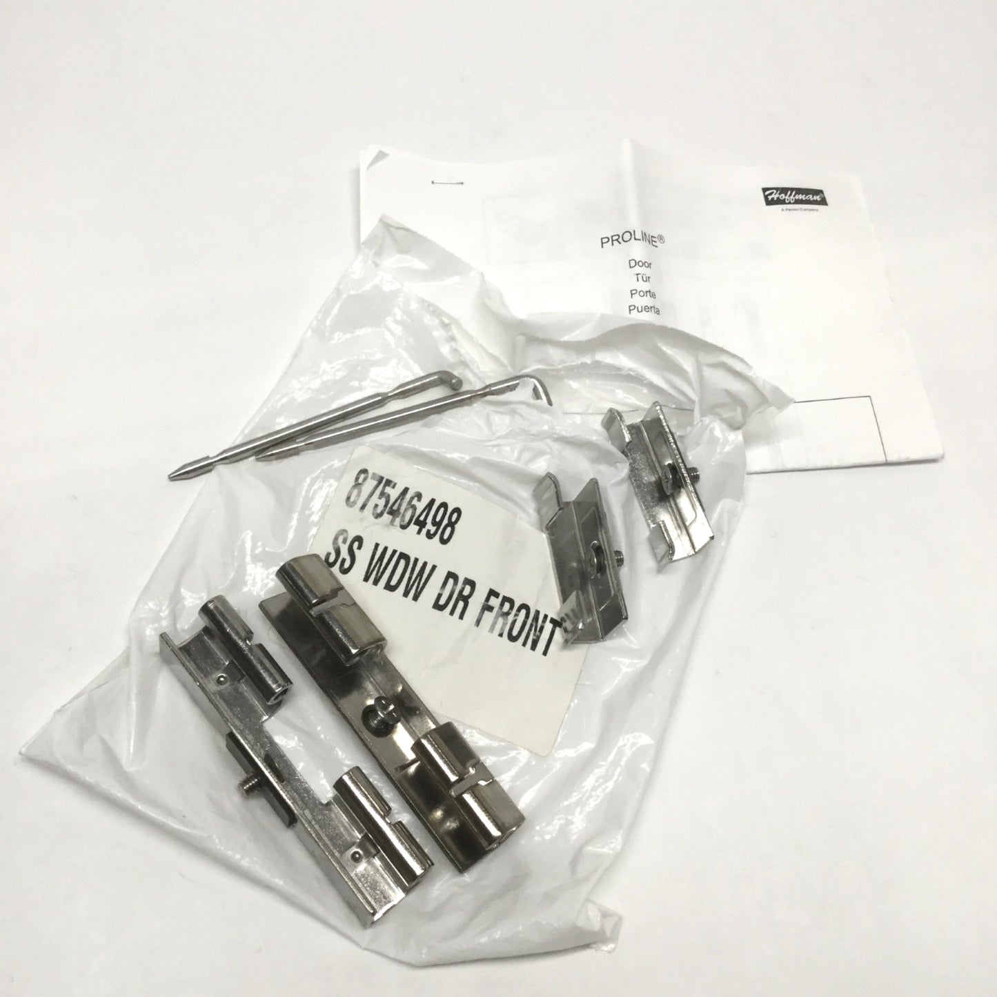 New – Open box Hoffman 87546498 SS WDW DR FRONT Hinge Kit for PPC1686 Enclosure Window Door