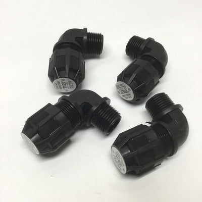 New – Open box Lot of 4 Thomas & Betts 4960NM Liquidtight Cable Gland Strain Relief Fittings