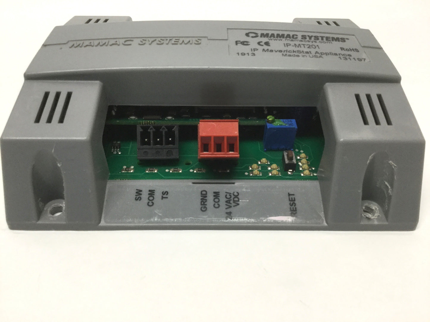 Used MAMAC Systems IP-MT201 MaverickStat IP Web-Enabled Thermostat 2-Stage Heat/Cool