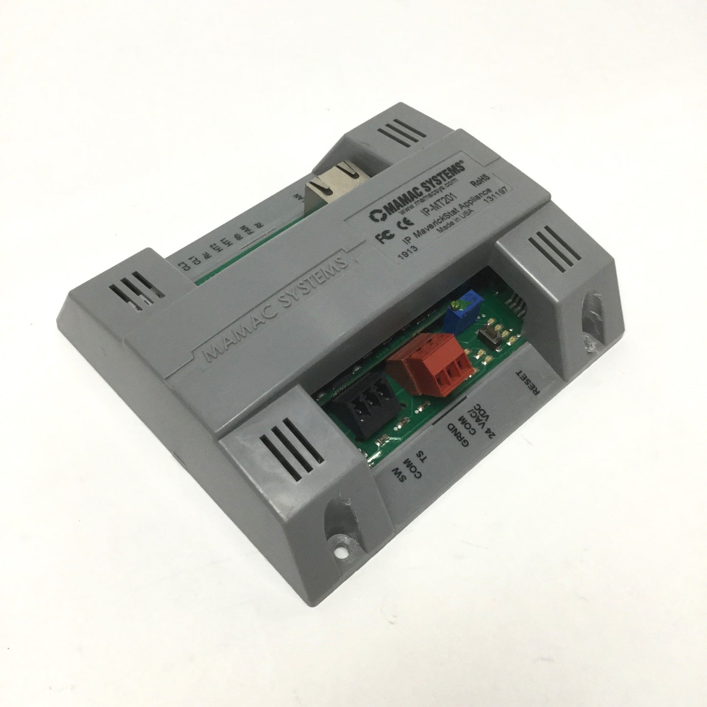 Used MAMAC Systems IP-MT201 MaverickStat IP Web-Enabled Thermostat 2-Stage Heat/Cool