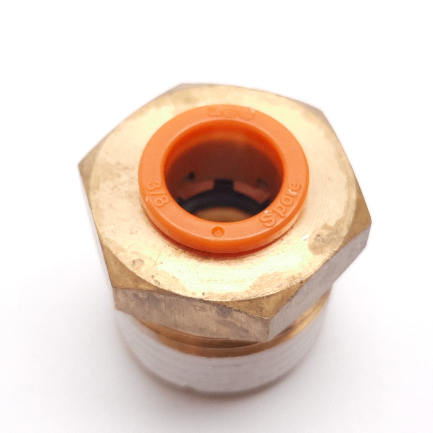 New – Open box Lot of 10 SMC KQ2H11-37A One-Touch Fitting, 3/8" Tube to 1/2" NPT Male