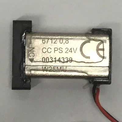 Used Burkert 6712 Microfluidic Whisper Solenoid Valve, 24VDC, 0.8mm, 2/2 Way NC