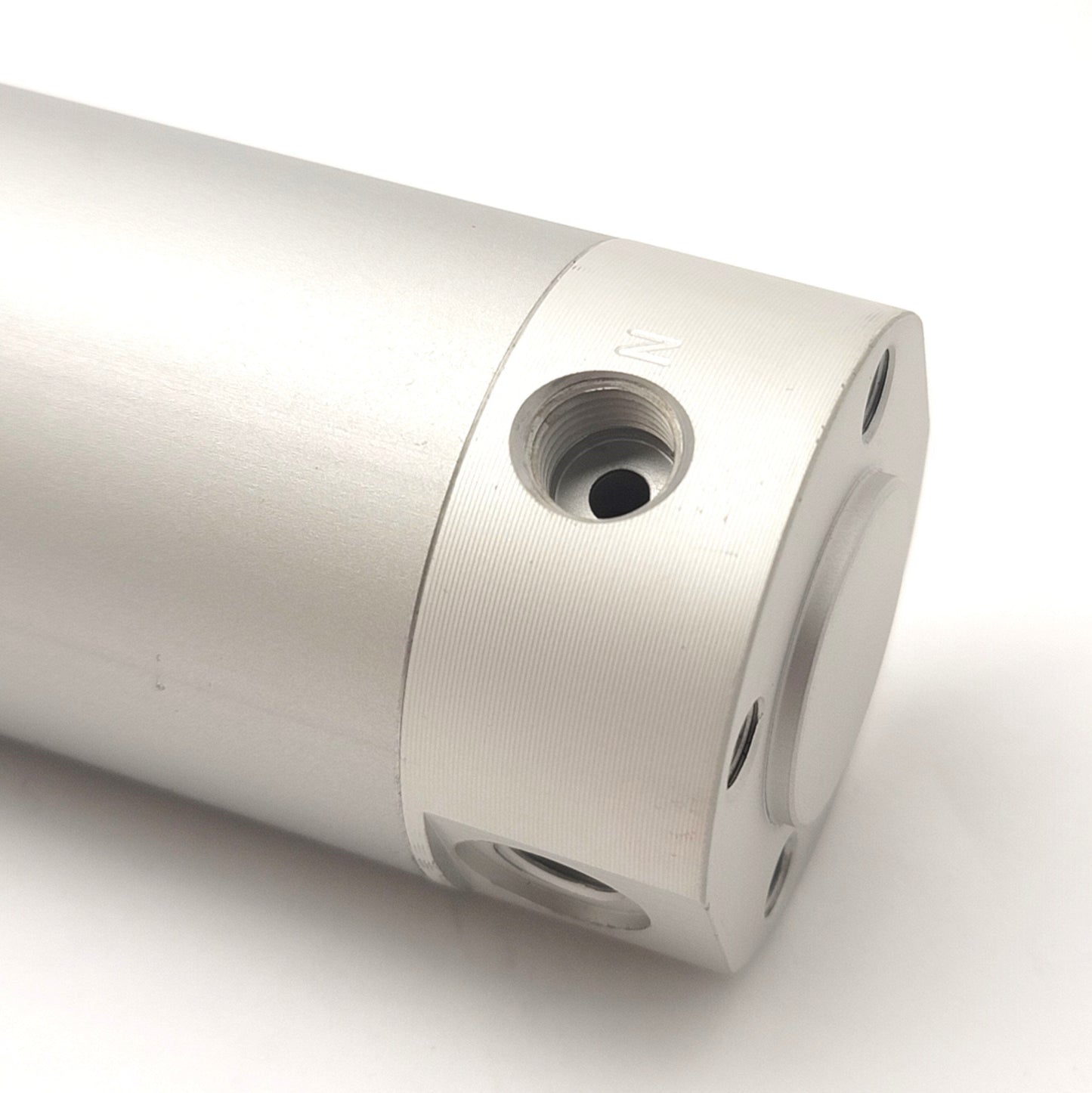 Used SMC NCGBN40-2600 Round Body Cylinder Bore: 1-1/2" Stroke: 26" 8-145psi 1/8"NPT