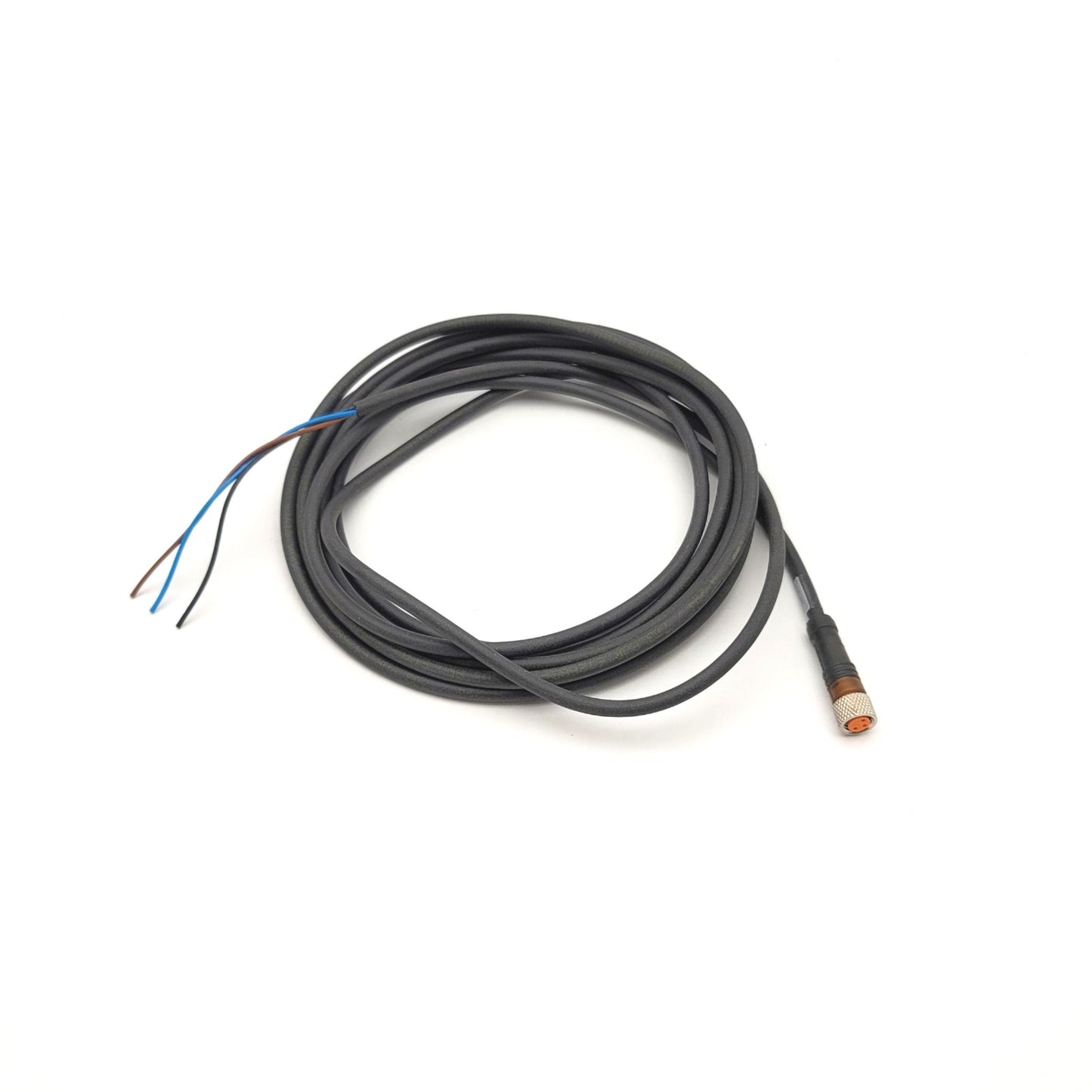 Used Lot Of 3 Lumberg Automation RKMV 3-224/5 M M8 3-Pin Single Ended Cordset 10Ft