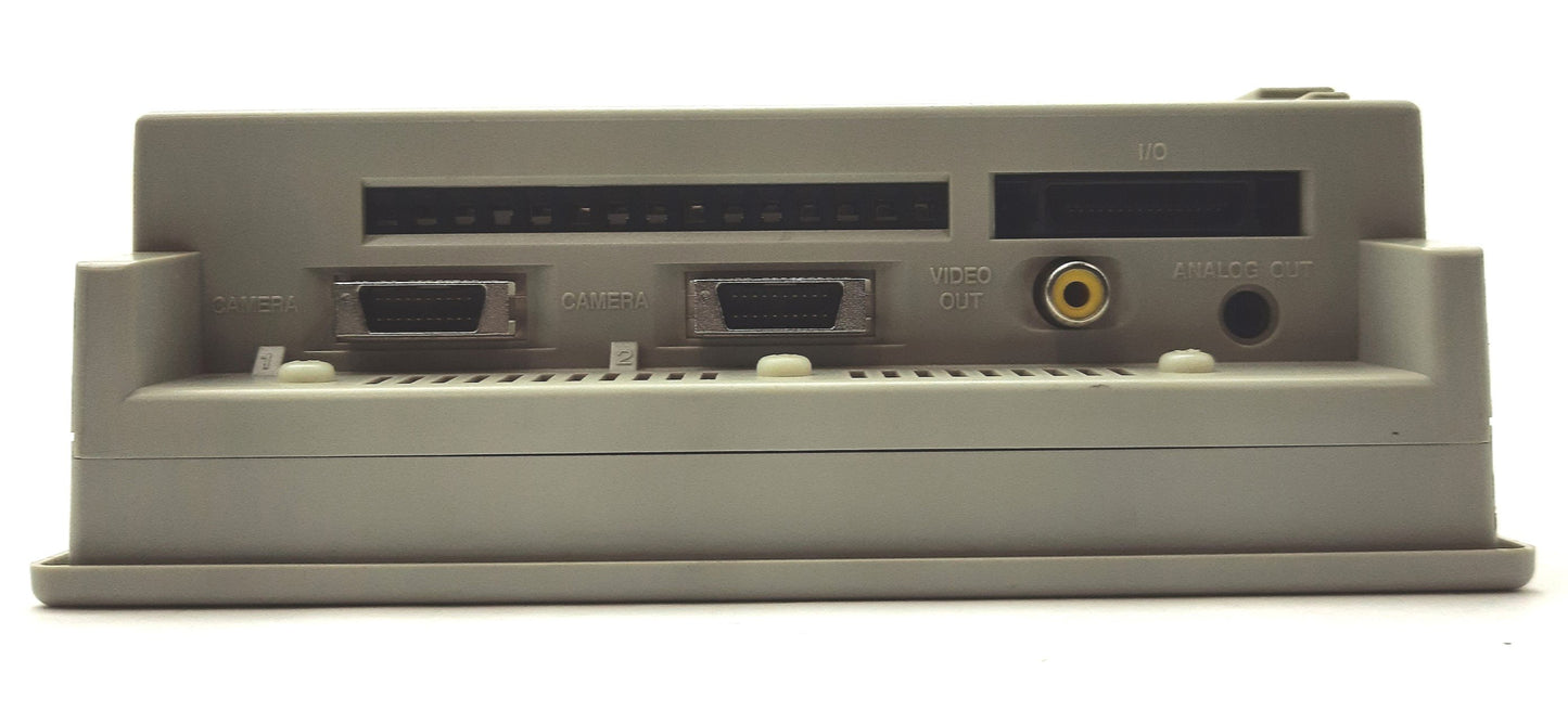 Used Keyence CV-751 Color Machine Vision System Controller/Display, 2x Cameras, 24VDC