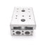 Used SMC MXS8L-20 Air Slide Table, Bore: 8mm, Stroke: 20mm, 0.15-0.7MPa, M5x0.8