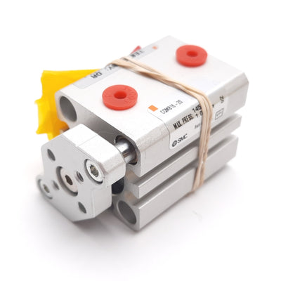 New SMC CQMB16-20 Compact Guided Cylinder, Bore: 16mm, Stroke: 20mm, M5x0.8