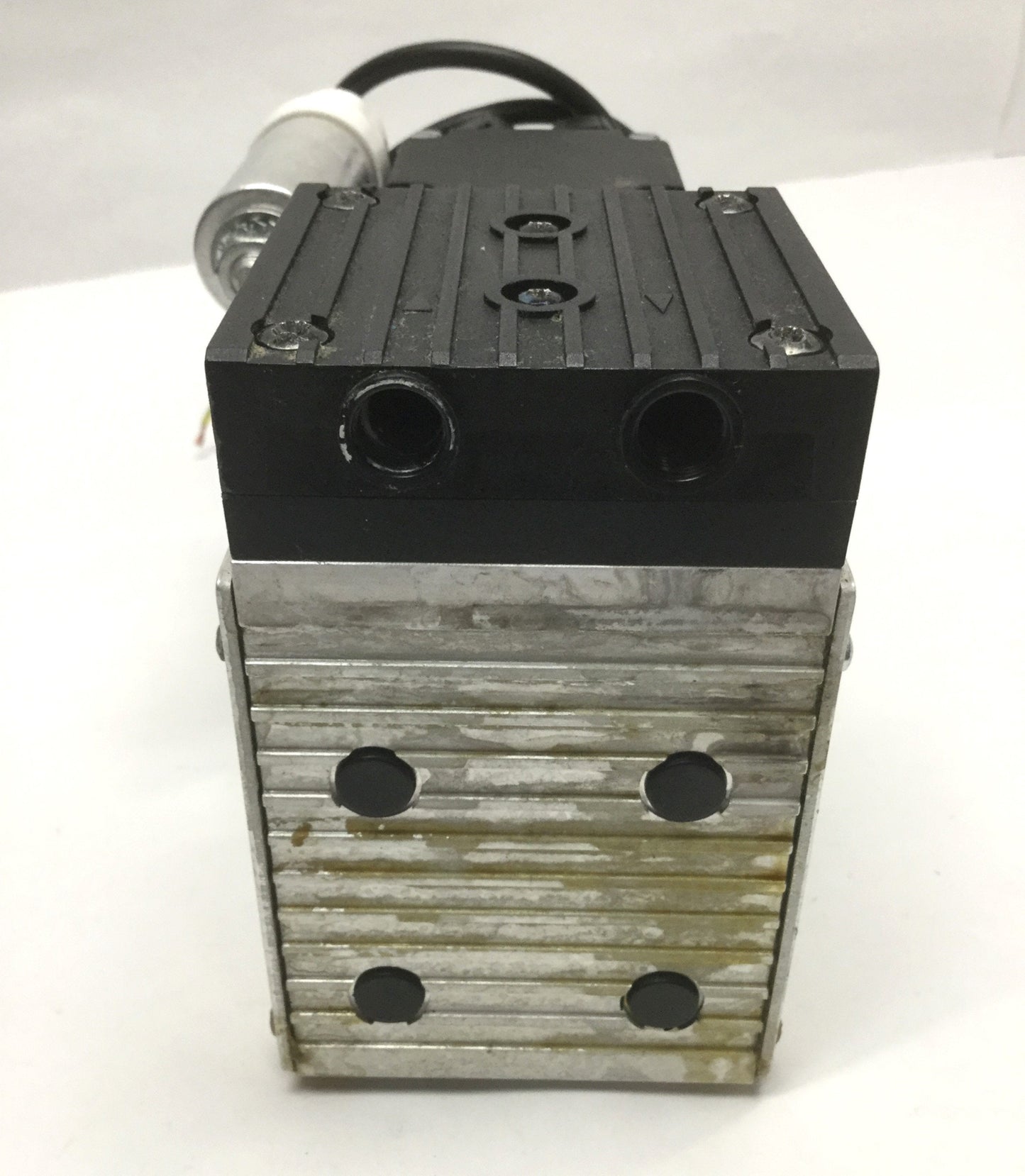 Used KNF PM23934-828 Diaphragm Gas Pump, 230VAC, 100W, 100mbar Vacuum, 1bar Max