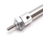 Used SMC NCMB044-0300 Pneumatic Cylinder, Bore: 7/16", Stroke: 3", 1.7MPa, 10-32