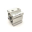 Used SMC CQ2B40-15DZ Compact Cylinder, Stroke: 15mm, Bore: 40mm, Pressure: 1.0MPa Max
