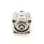 Used SMC CQ2B40-15DZ Compact Cylinder, Stroke: 15mm, Bore: 40mm, Pressure: 1.0MPa Max