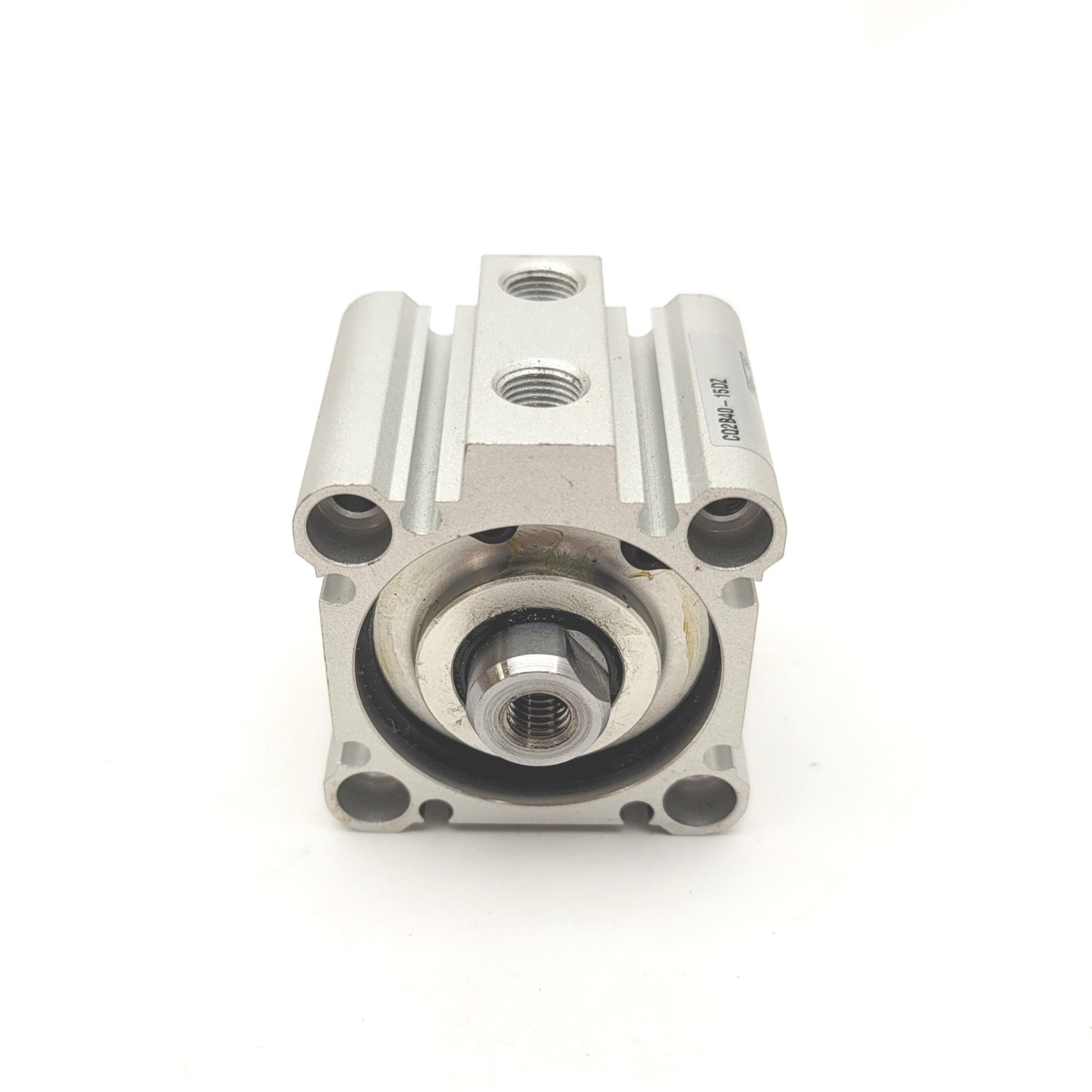 Used SMC CQ2B40-15DZ Compact Cylinder, Stroke: 15mm, Bore: 40mm, Pressure: 1.0MPa Max