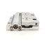 Used SMC MXF8-20 Low Profile Slide Table Bore: 8mm Stroke: 20mm, 0.15-0.7MPa, M3x0.5