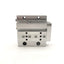 Used SMC MXF8-20 Low Profile Slide Table Bore: 8mm Stroke: 20mm, 0.15-0.7MPa, M3x0.5