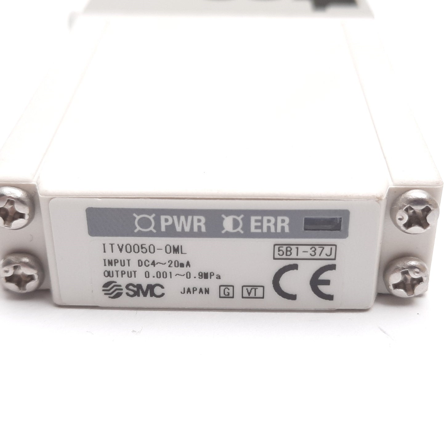 Used SMC ITV0050-0ML Electro-Pneumatic Regulator, 0.001-0.9MPa, 4-20mA Control, 24VDC