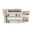 Used SMC MXH16-15Z Compact Slide Table Bore: 16mm, Stroke: 15mm, M5x0.8, 0.06-0.7MPa