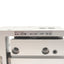 Used SMC MXH16-15Z Compact Slide Table Bore: 16mm, Stroke: 15mm, M5x0.8, 0.06-0.7MPa